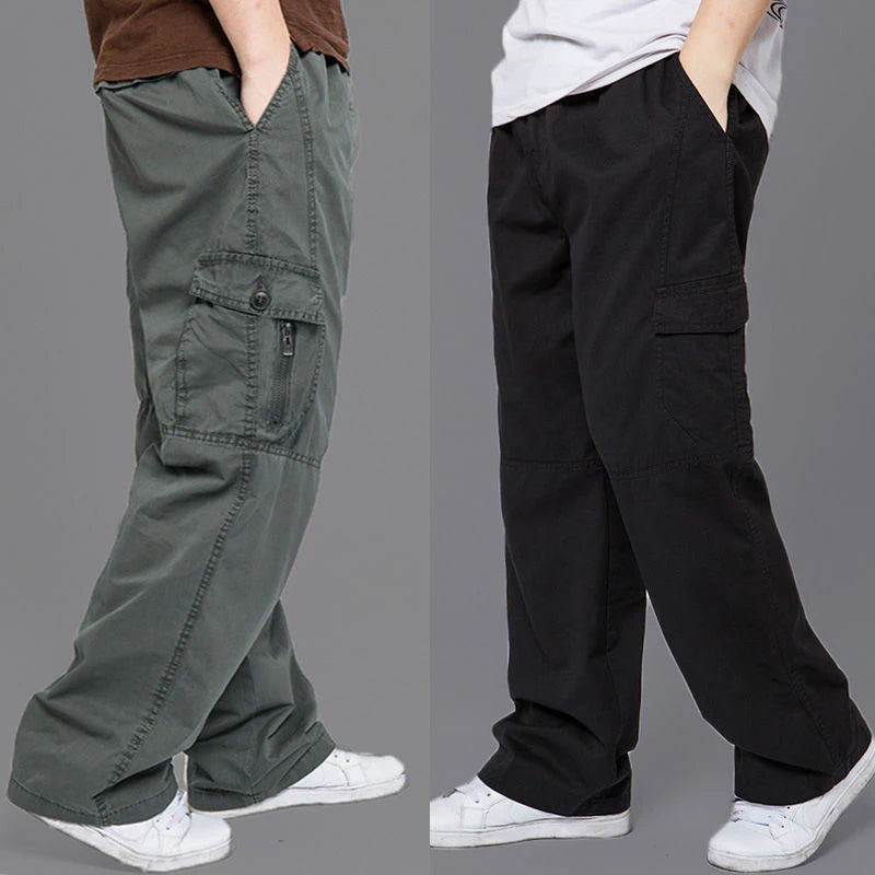 New Cargo Pants Men's Loose Straight Oversize