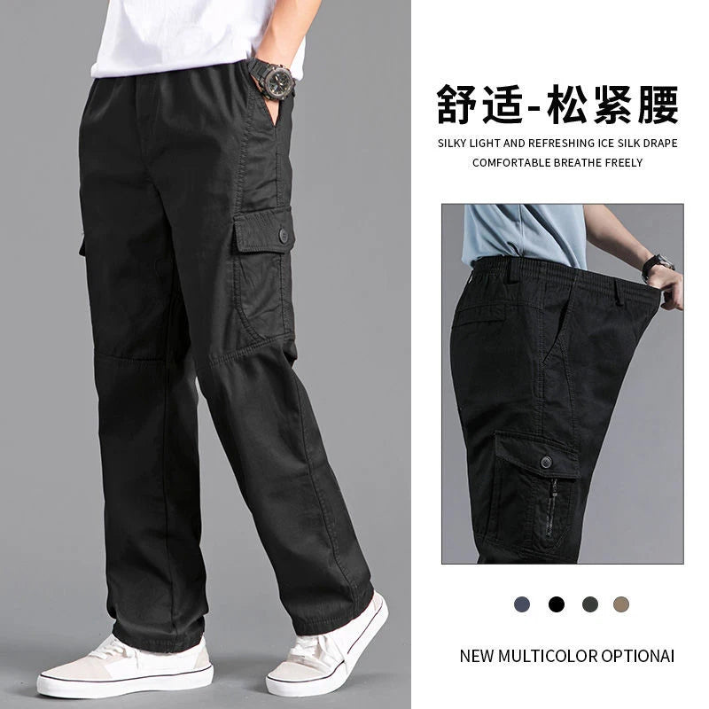 New Cargo Pants Men's Loose Straight Oversize