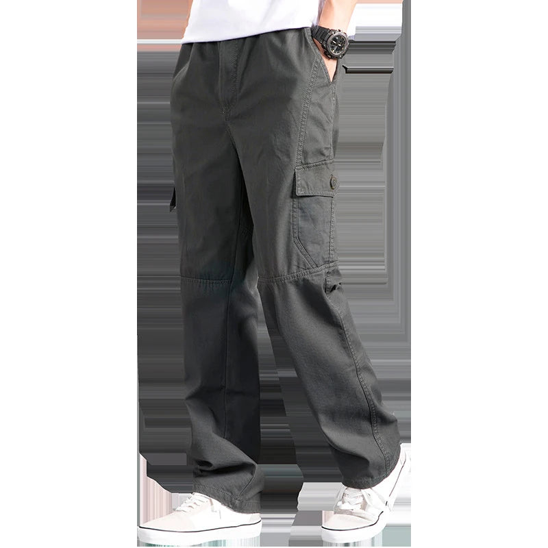 New Cargo Pants Men's Loose Straight Oversize