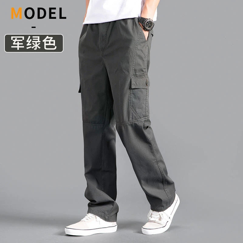 New Cargo Pants Men's Loose Straight Oversize