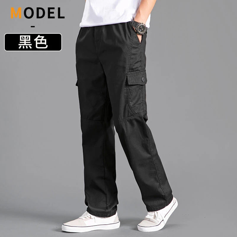 New Cargo Pants Men's Loose Straight Oversize