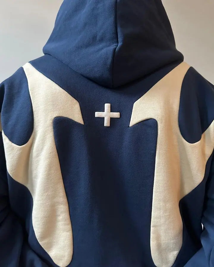 Streetwear Y2K Zip Up Hoodie Men