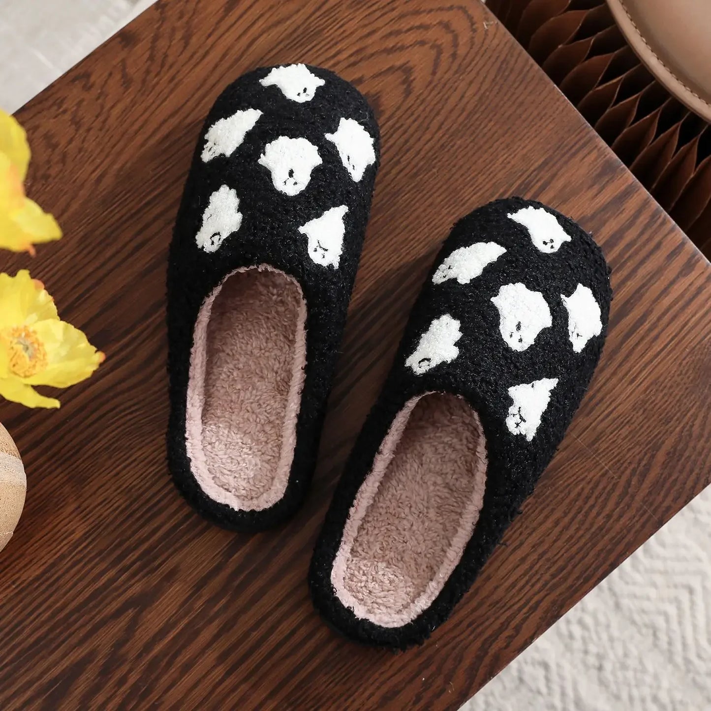 Halloween Ghost Cotton Slippers