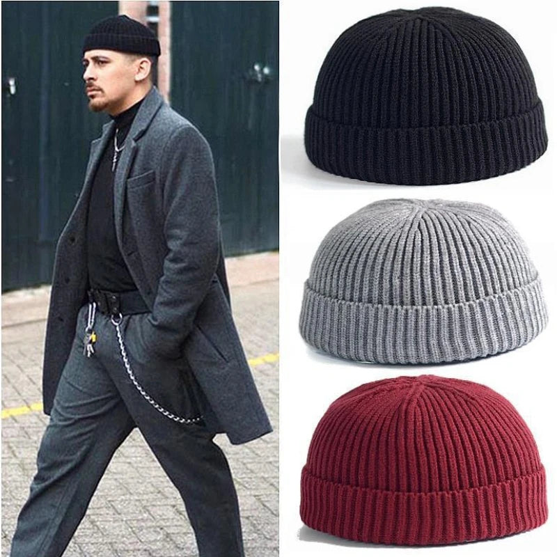 Knitted skull cap