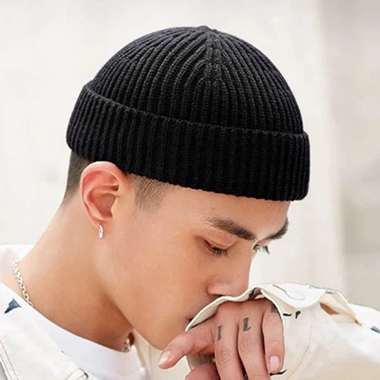 Knitted skull cap