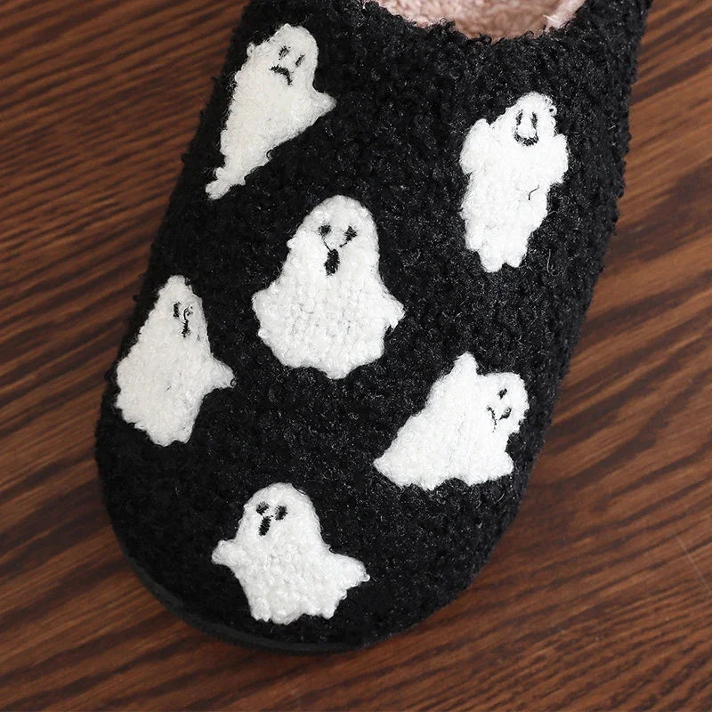 Halloween Ghost Cotton Slippers