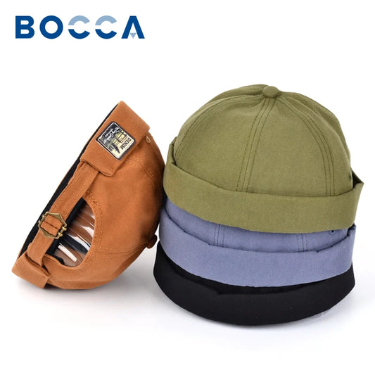 Bocca Vintage Docker Cap Brimless Hat Skullcap